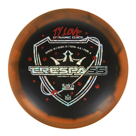 Dynamic Discs Trespass - 2023 Ty Love Team Series Fuzion Orbit 175g | Style 0004