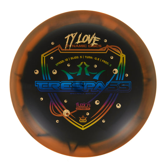 Dynamic Discs Trespass - 2023 Ty Love Team Series Fuzion Orbit 175g | Style 0005