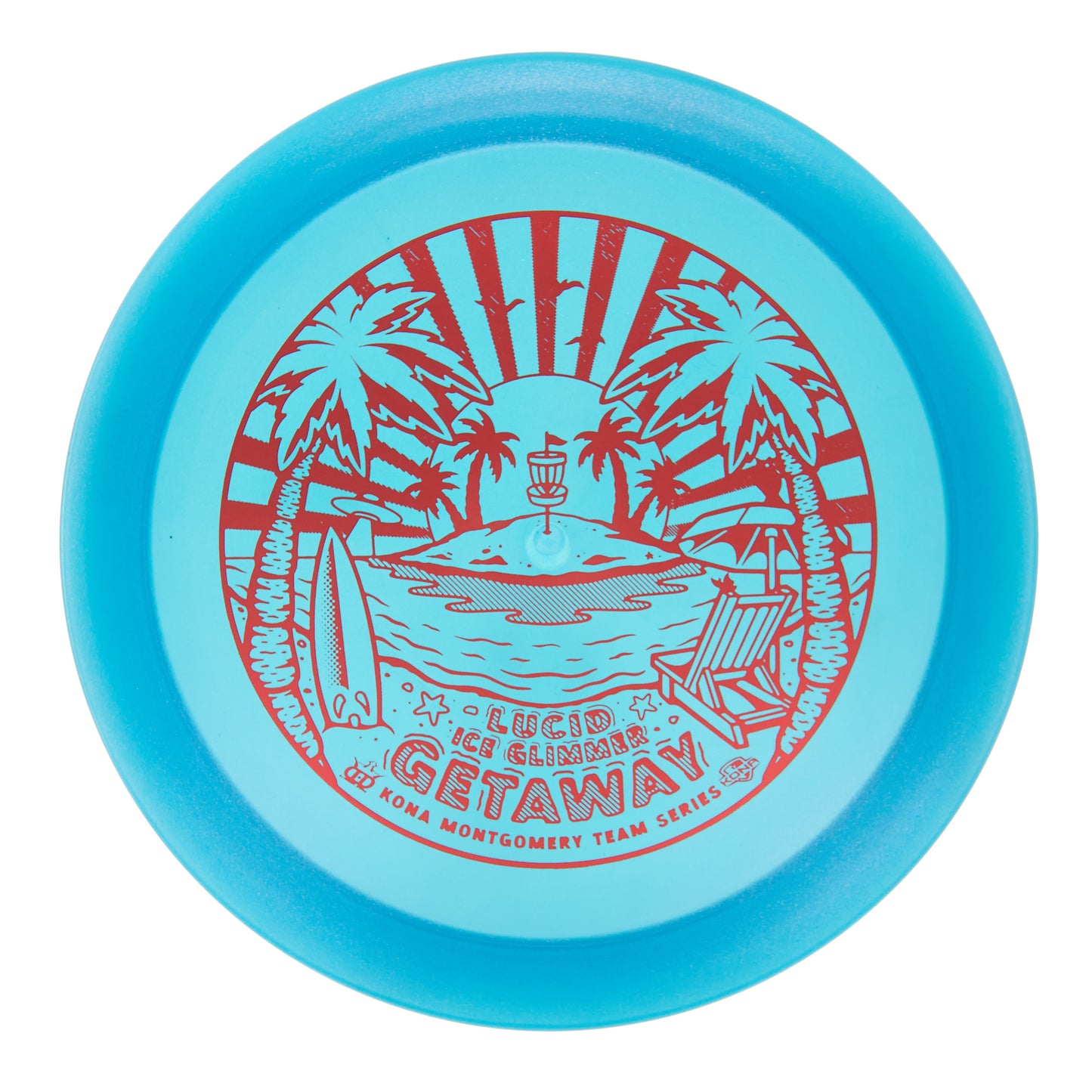 Dynamic Discs Getaway - 2023 Kona Montgomery Team Series Lucid Ice Glimmer 175g | Style 0001