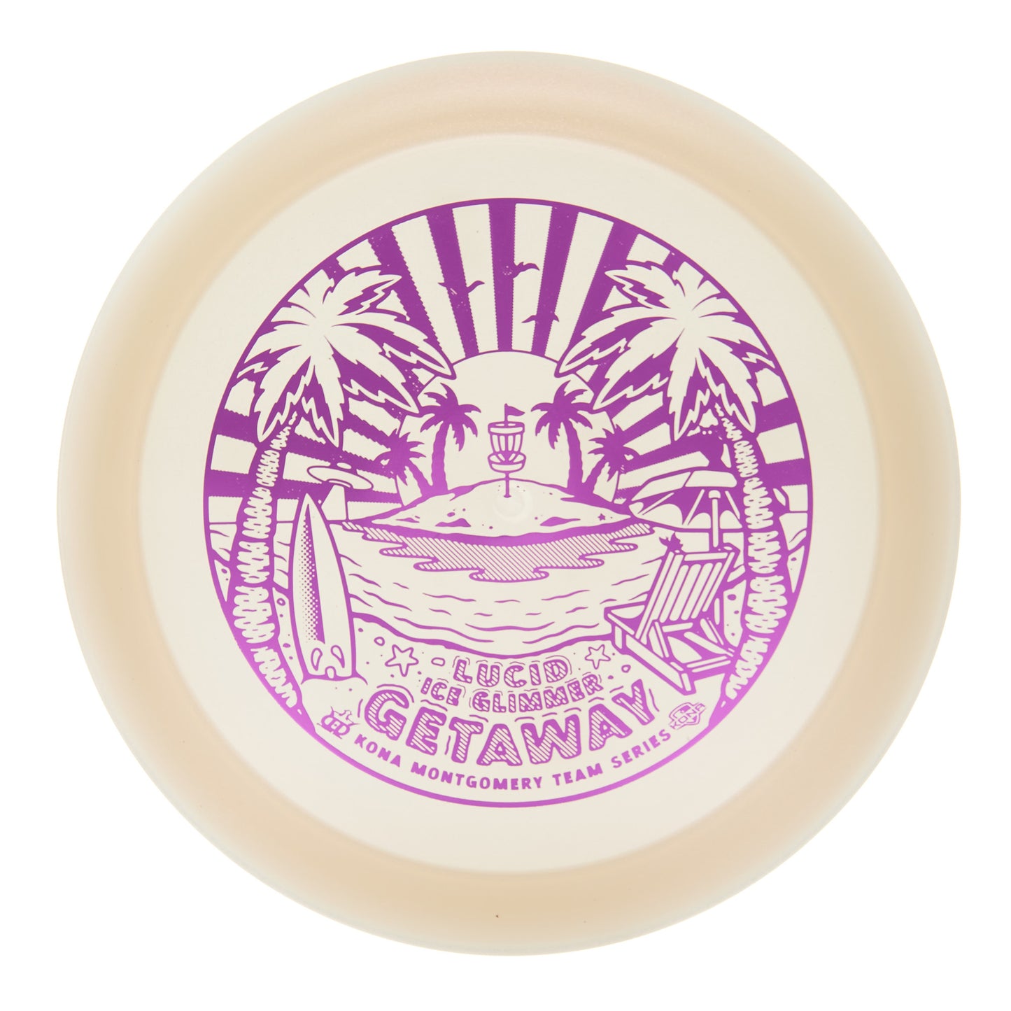 Dynamic Discs Getaway - 2023 Kona Montgomery Team Series Lucid Ice Glimmer 175g | Style 0002