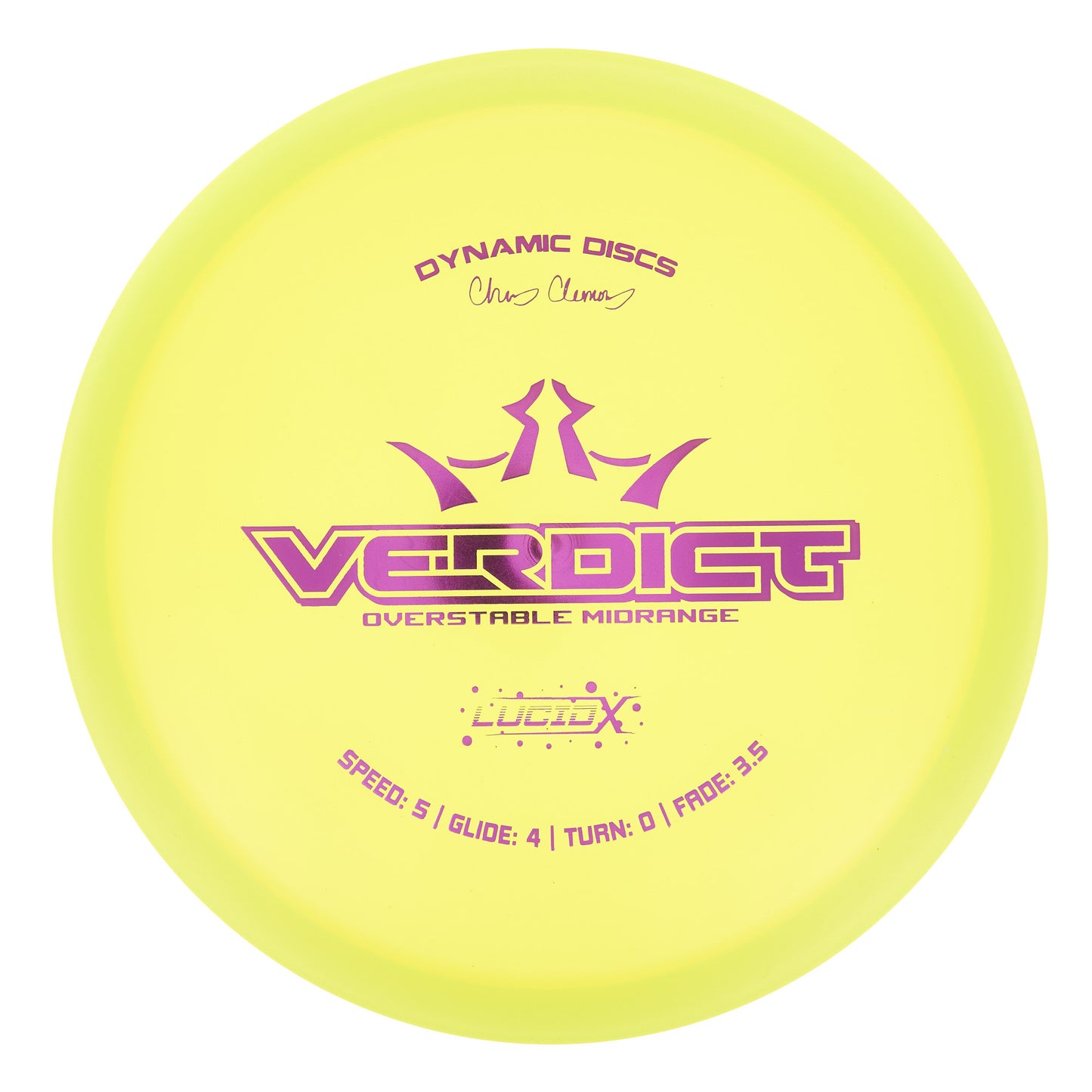 Dynamic Discs Verdict - Chris Clemons 2023 Team Series Lucid X Glimmer 175g | Style 0003