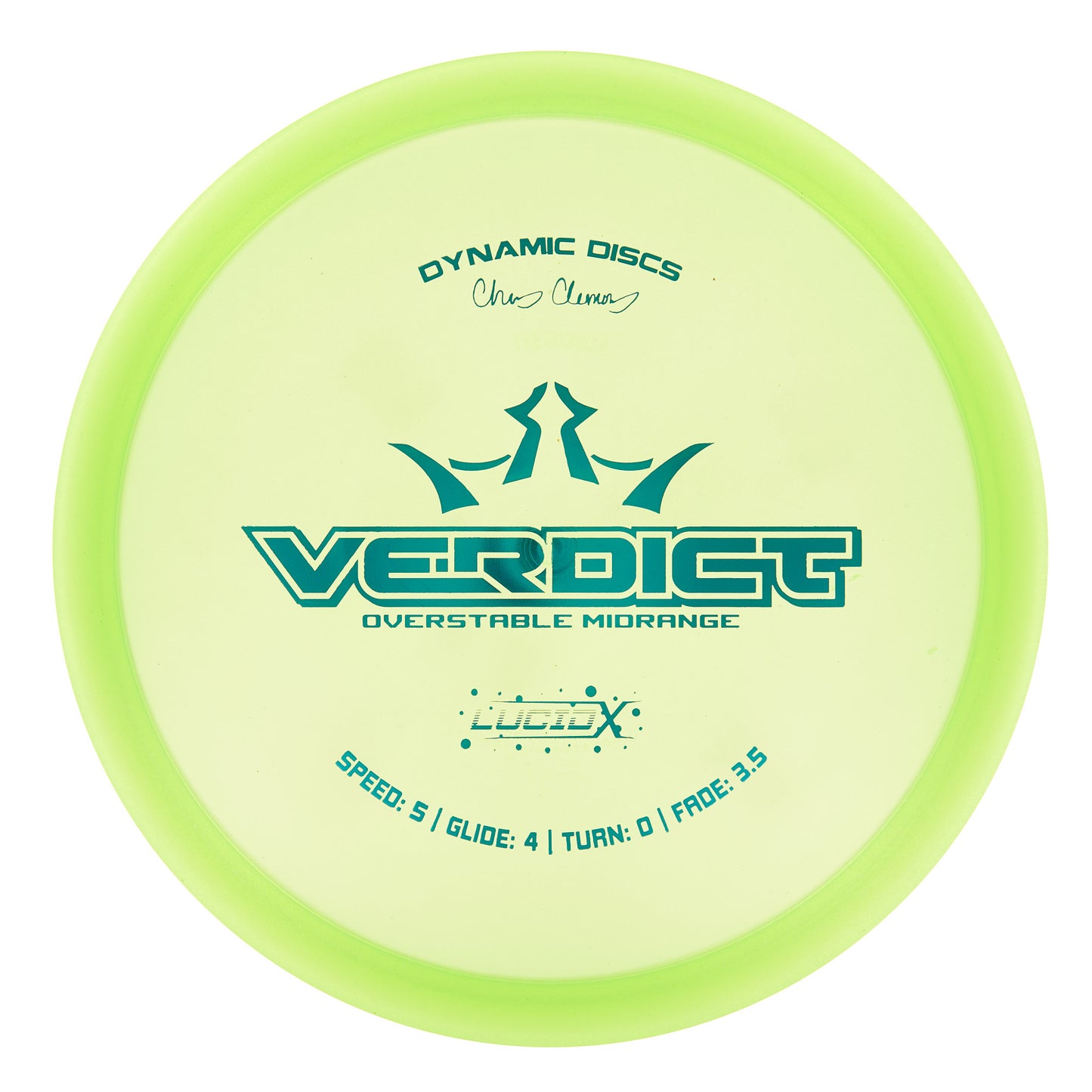 Dynamic Discs Verdict - Chris Clemons 2023 Team Series Lucid X Glimmer 175g | Style 0005