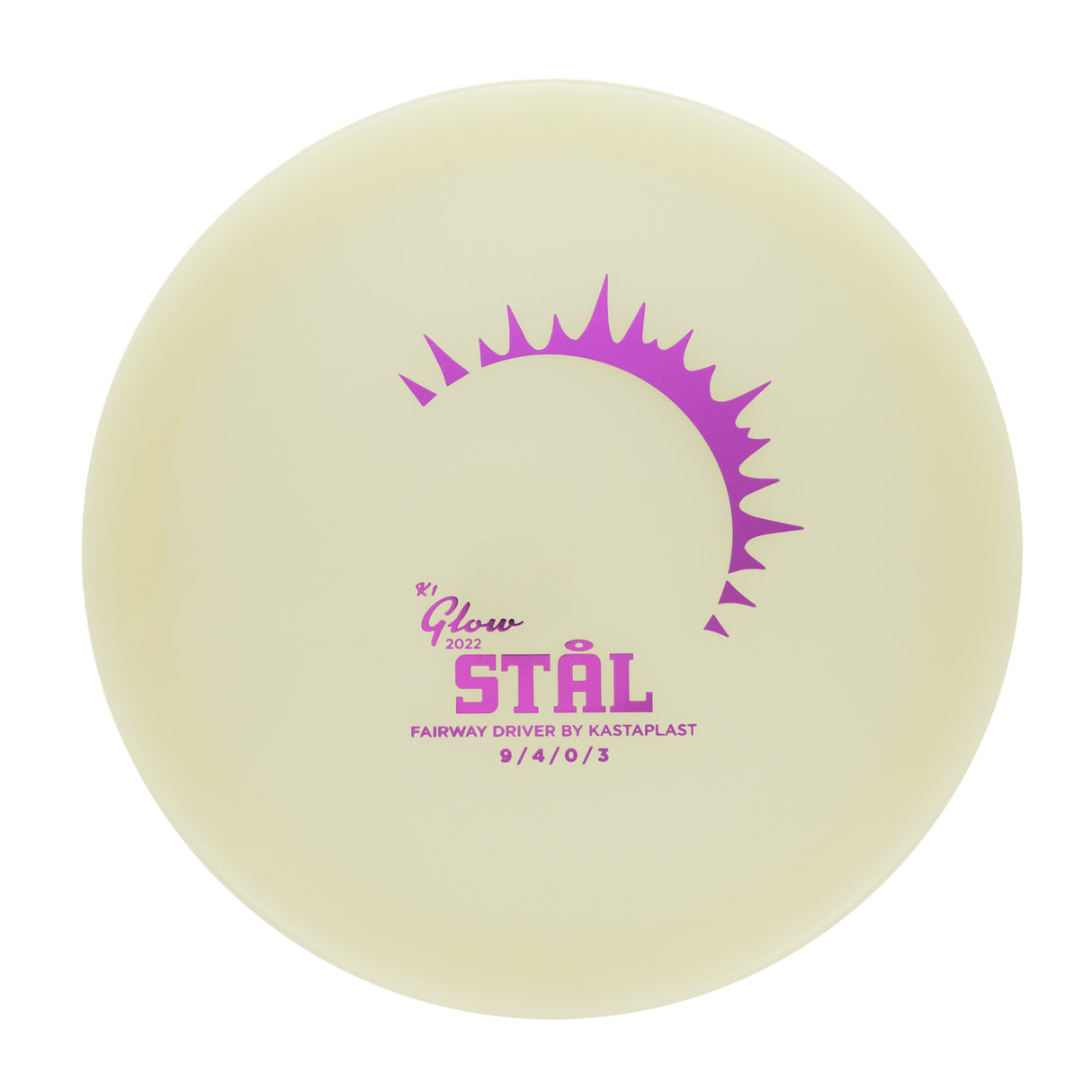 Kastaplast Stål 2022 K1 Glow 176g Style 0001 Treemagnets Disc Golf