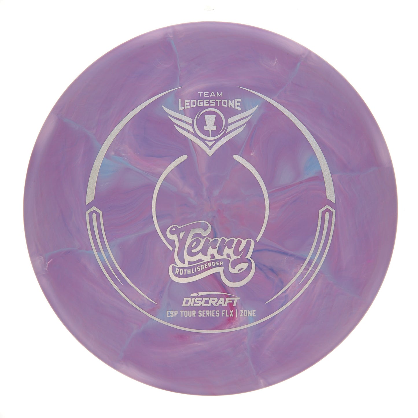 Discraft Zone - Tour Series Team Ledgestone Terry Rothlisberger ESP FLX Swirl 175g | Style 0005