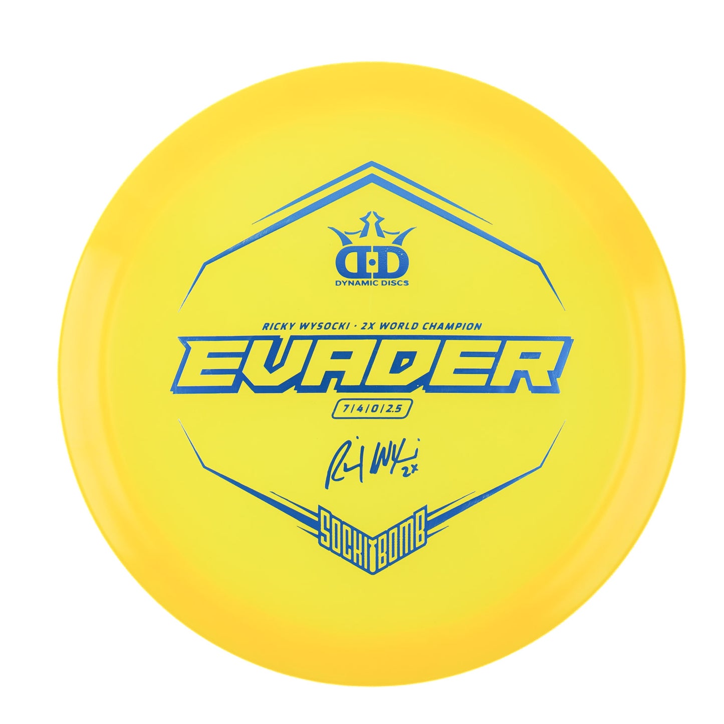 Dynamic Discs Evader - Ricky Wysocki Sockibomb Stamp Lucid 175g | Style 0002