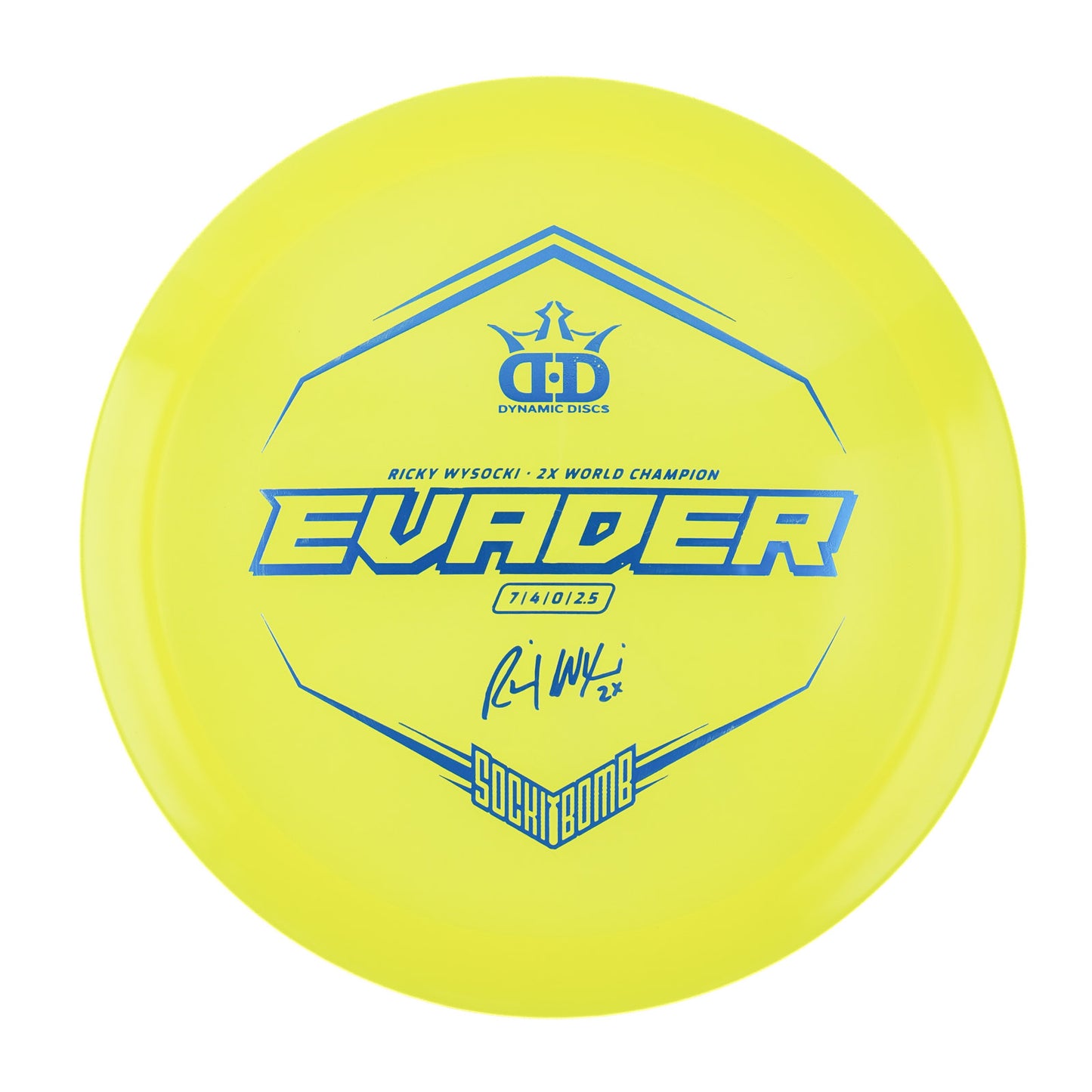 Dynamic Discs Evader - Ricky Wysocki Sockibomb Stamp Lucid 175g | Style 0003