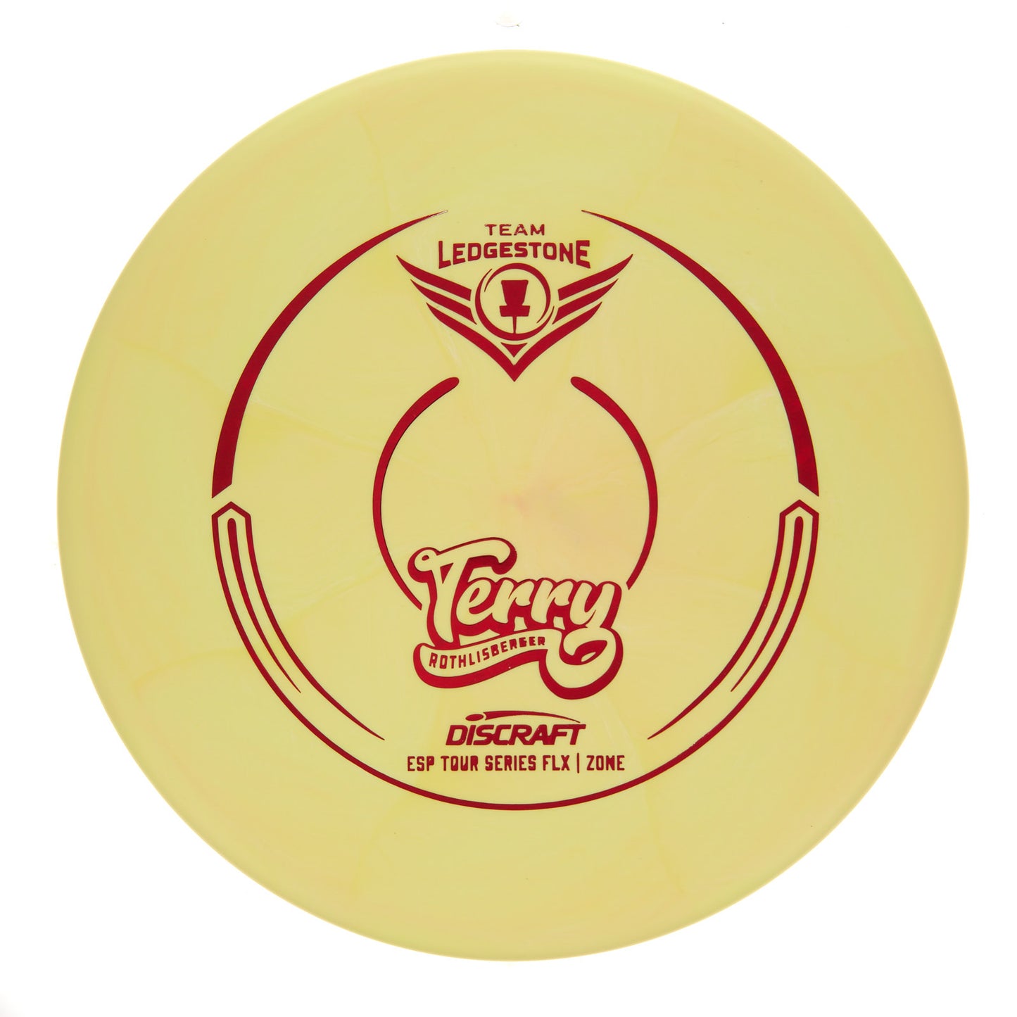 Discraft Zone - Tour Series Team Ledgestone Terry Rothlisberger ESP FLX Swirl 175g | Style 0007