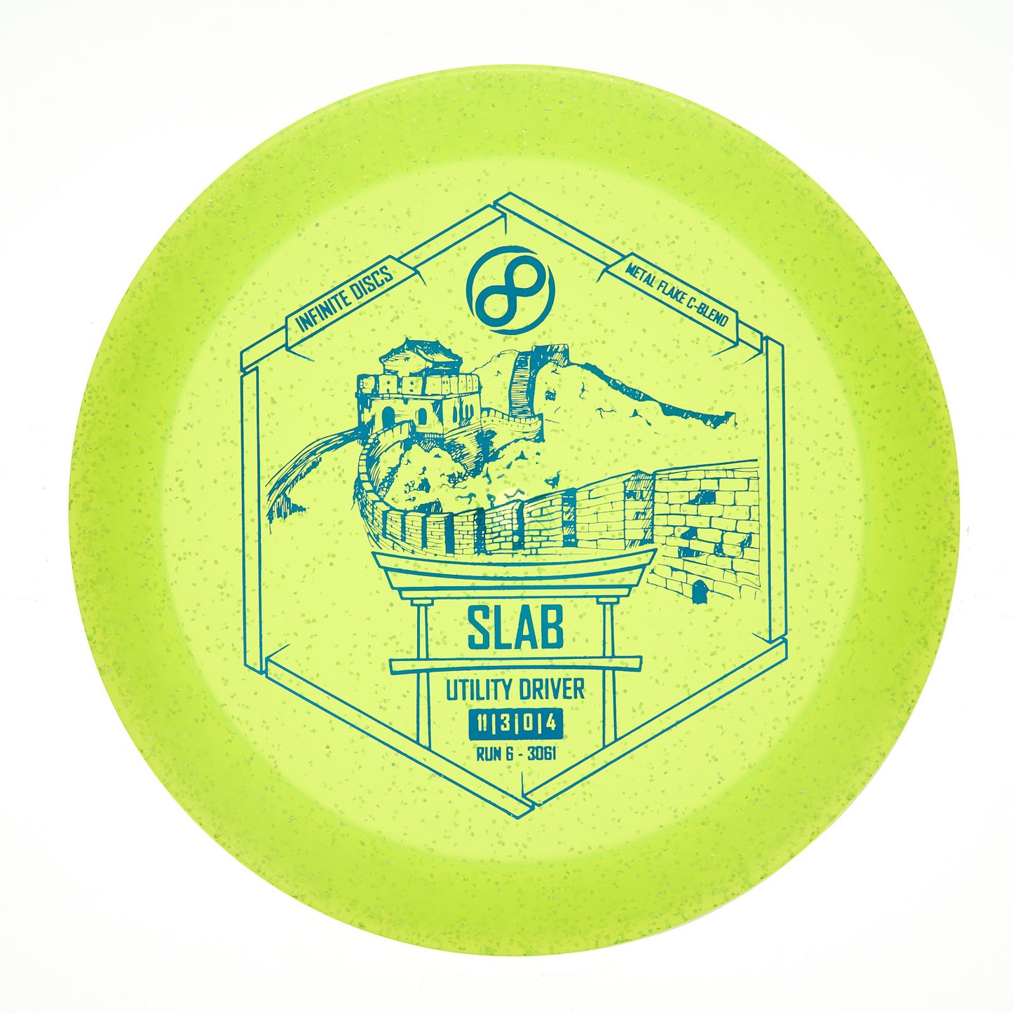 Infinite Discs Slab - Metal Flake C-Blend 176g | Style 0001