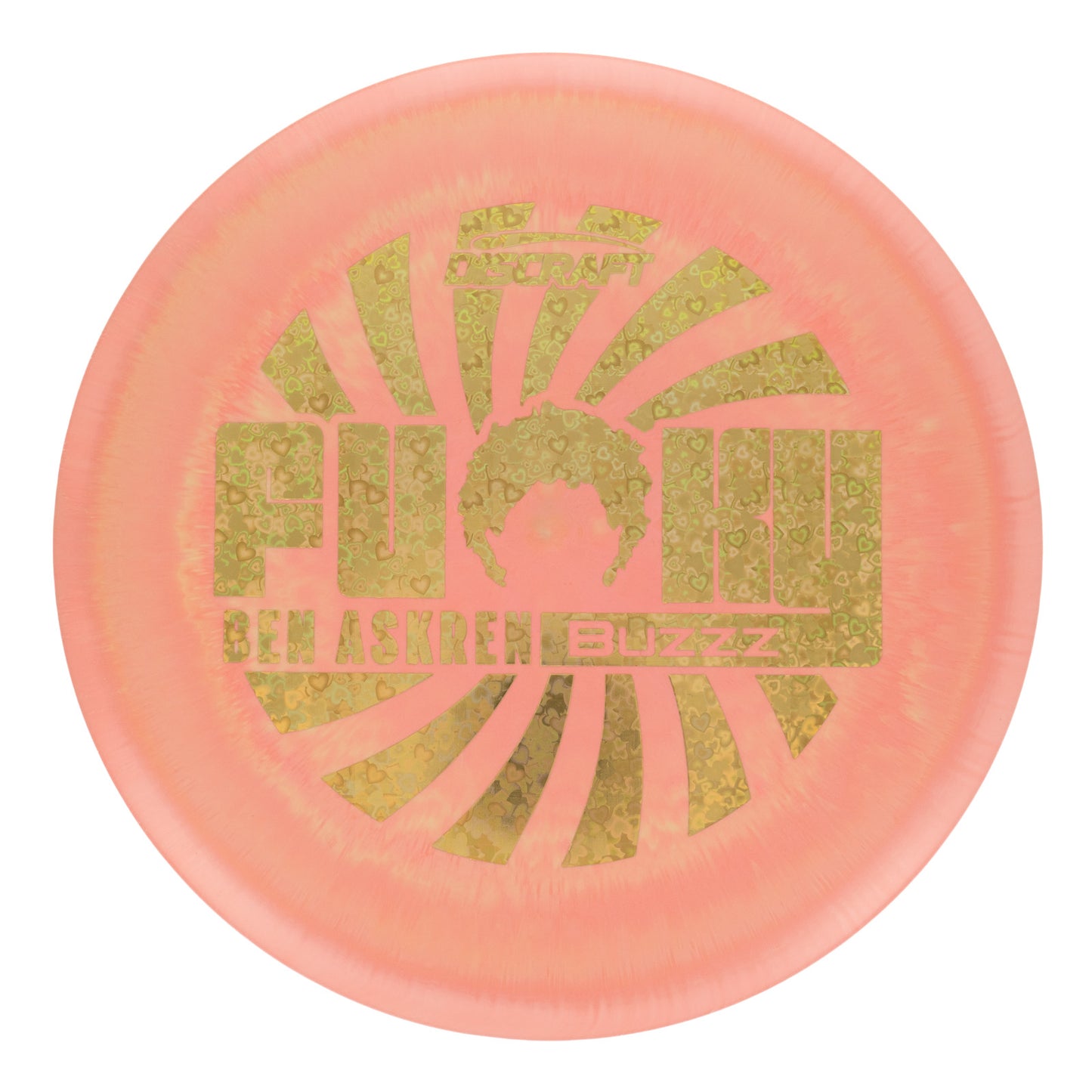 Discraft Buzzz - Ben Askren Funky Stamp ESP Swirl 177g | Style 0003