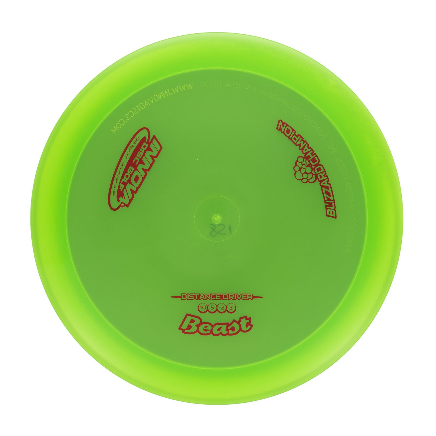 Innova Beast - Blizzard Champion 159g | Style 0001 – TreeMagnets Disc Golf