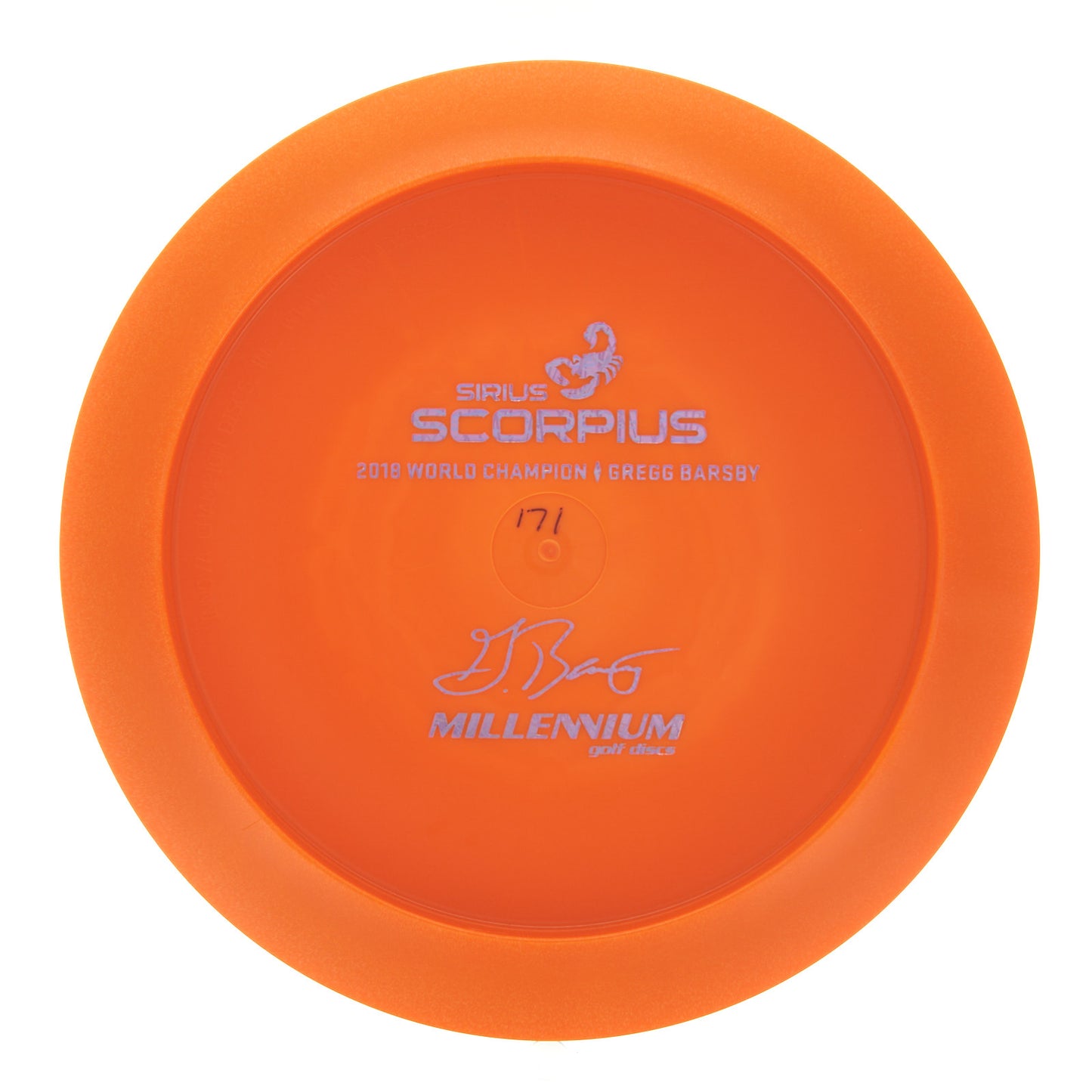 Millennium Scorpius - Greg Barsby Signature Series Sirius 173g | Style 0001