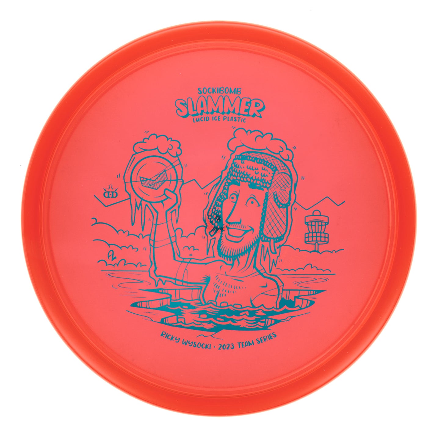 Dynamic Discs Sockibomb Slammer - 2023 Team Series Lucid Ice 176g | Style 0002