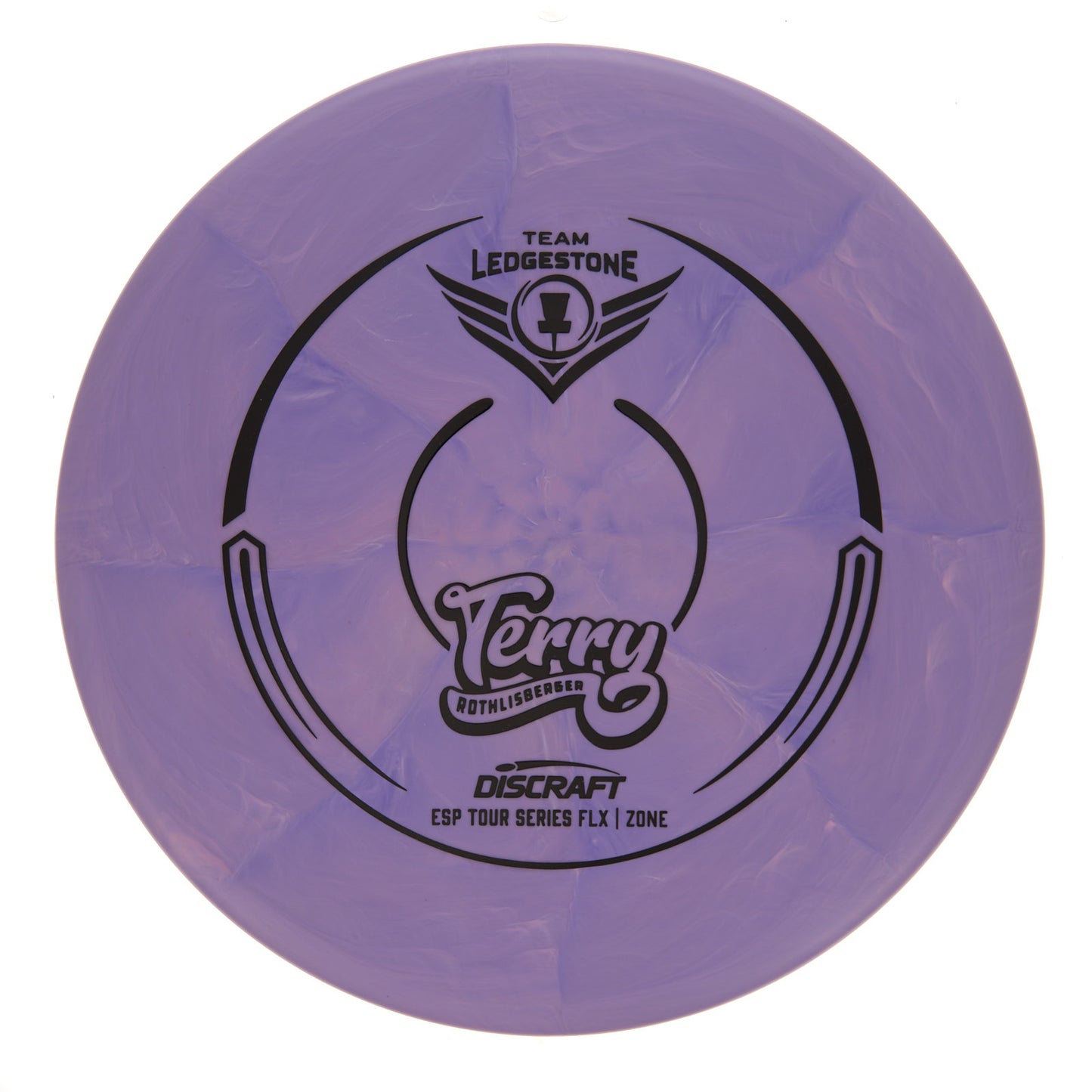 Discraft Zone - Tour Series Team Ledgestone Terry Rothlisberger ESP FLX Swirl 173g | Style 0001