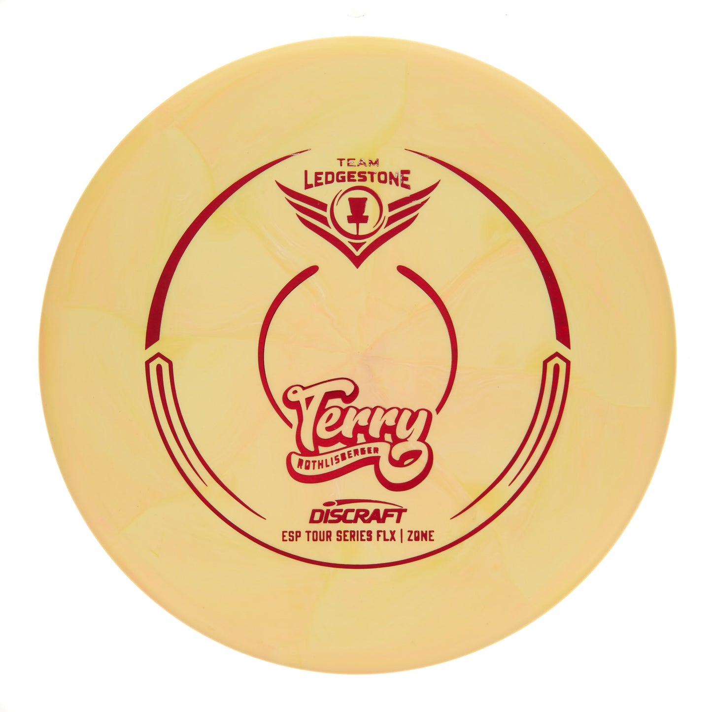 Discraft Zone - Tour Series Team Ledgestone Terry Rothlisberger ESP FLX Swirl 175g | Style 0004