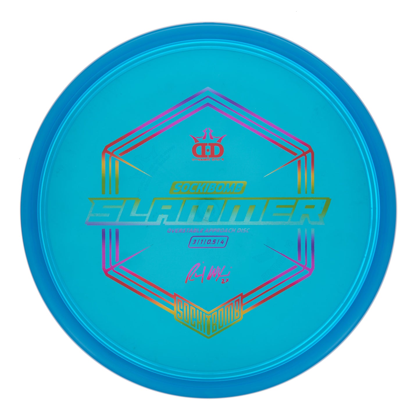 Dynamic Discs Sockibomb Slammer - Lucid Ice 175g | Style 0007