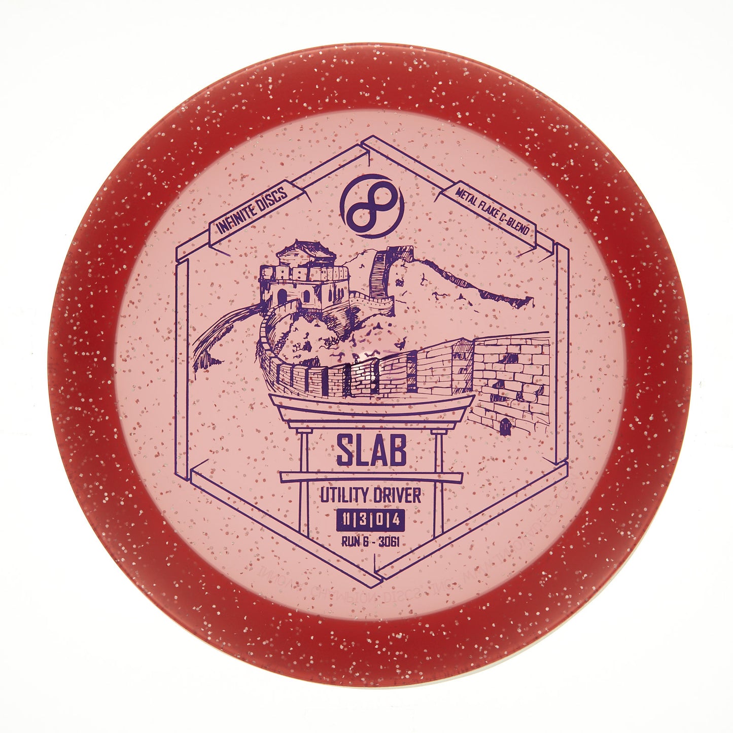 Infinite Discs Slab - Metal Flake C-Blend 172g | Style 0002