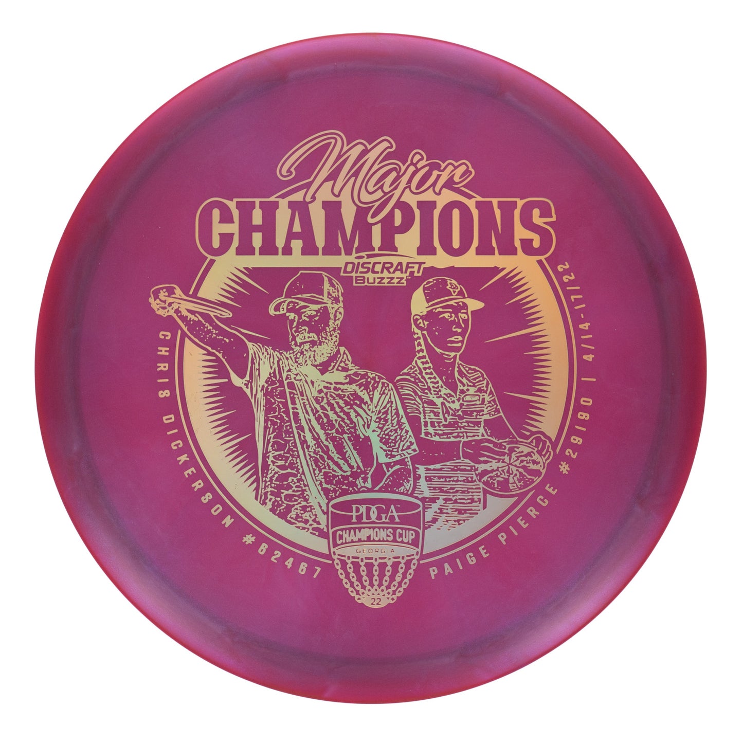 Discraft Buzzz - Ledgestone 2022 Edition Major Champions Stamp Z Swirl 177g | Style 0004