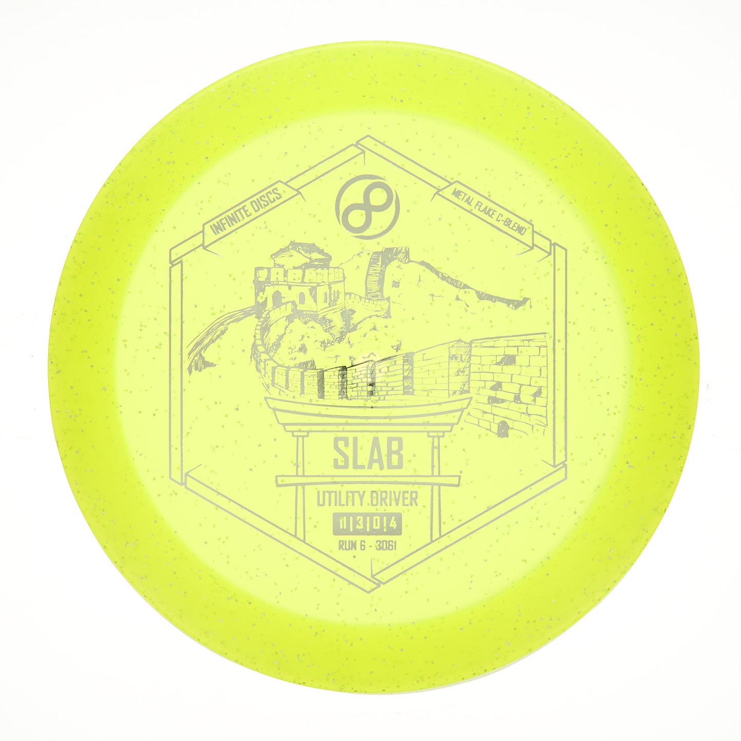 Infinite Discs Slab - Metal Flake C-Blend 173g | Style 0001