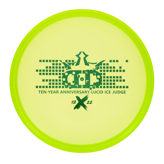 Dynamic Discs Judge - 10 Year Anniversary Lucid Ice 176g | Style 0003