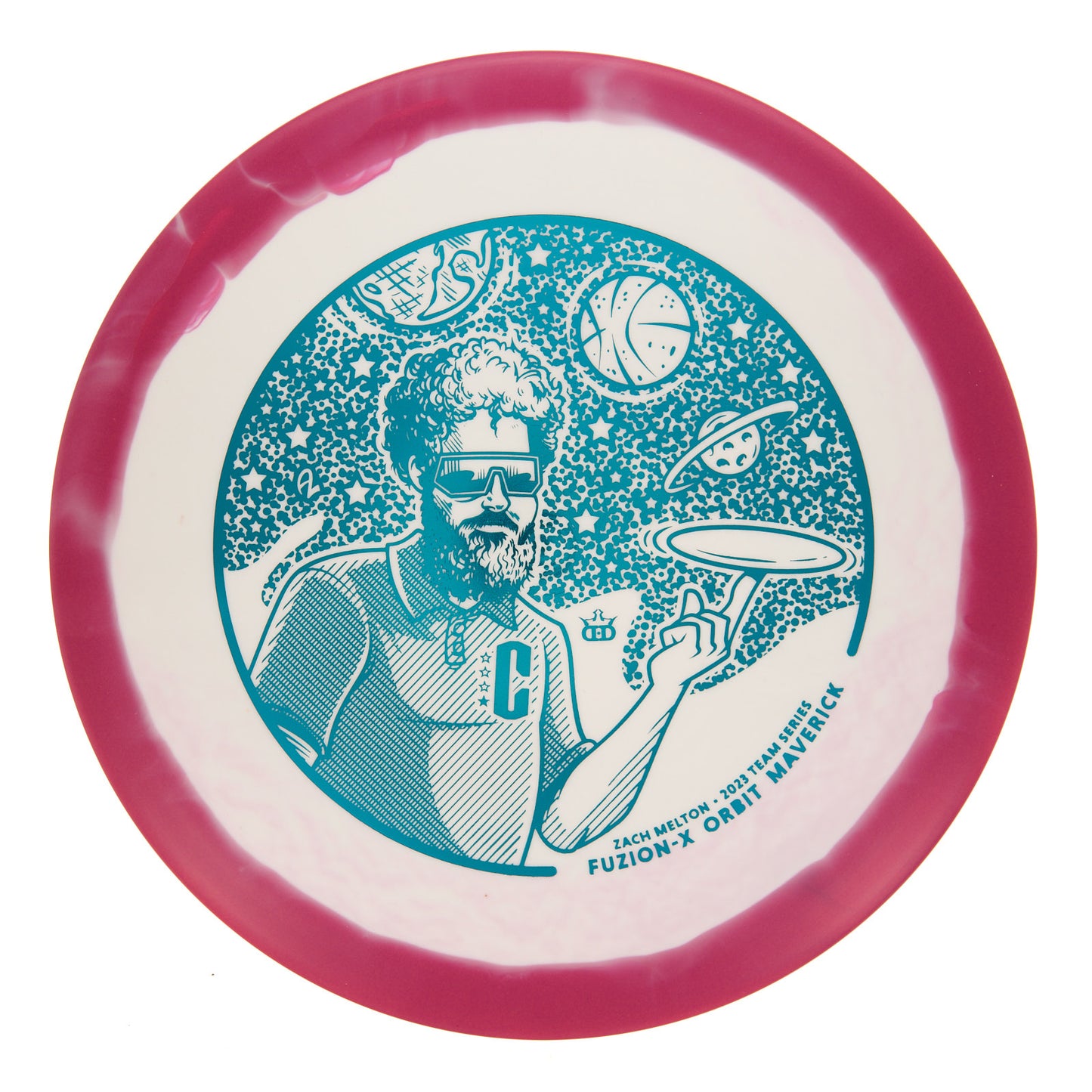 Dynamic Discs Maverick - Zach Melton 2023 Team Series Fuzion-X Orbit 175g | Style 0004